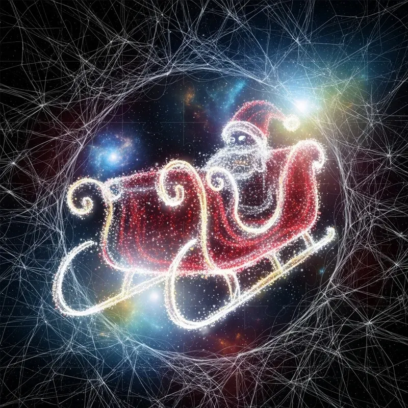 Luminous Christmas Spirits Light Trails