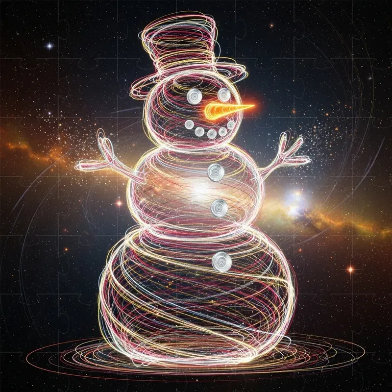 Luminous Christmas Spirits Light Trails