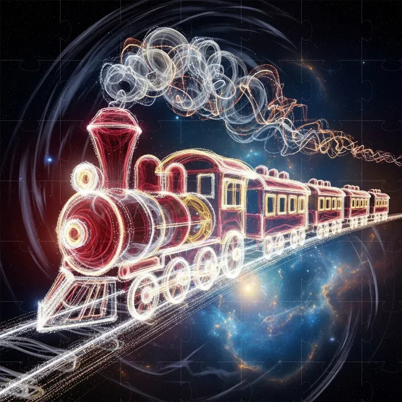 Luminous Christmas Spirits Light Trails