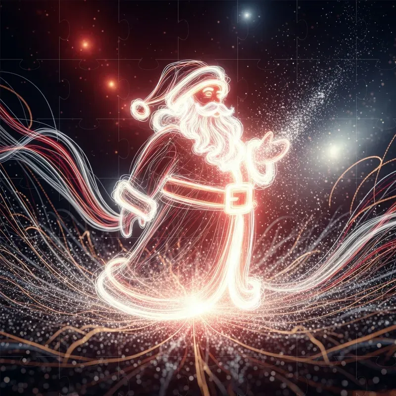 Luminous Christmas Spirits Light Trails