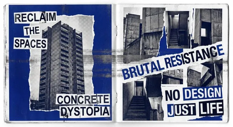 Analog Brutalist Zine Layouts