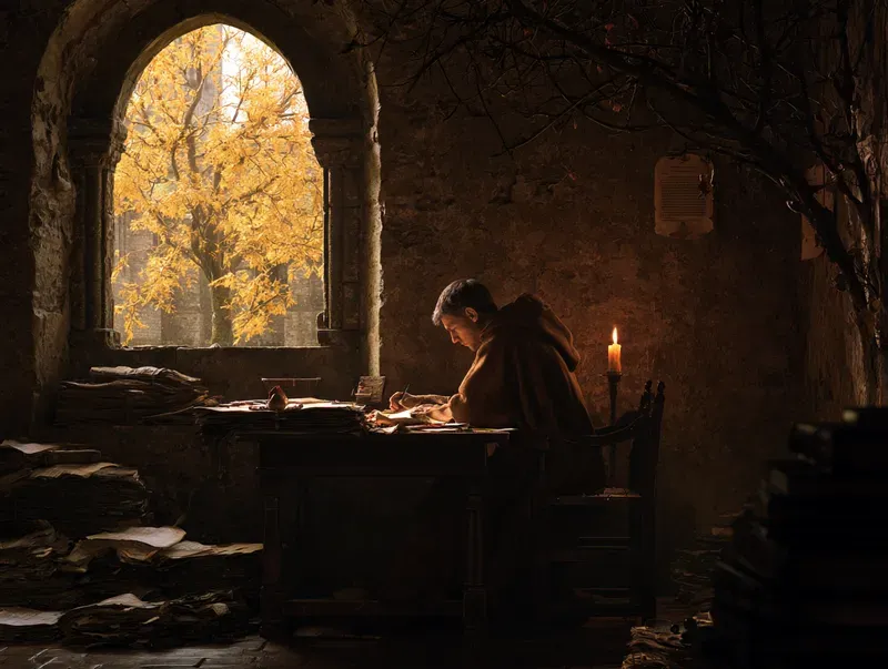 Cozy Autumn Interior Art Generator