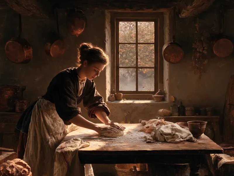 Cozy Autumn Interior Art Generator