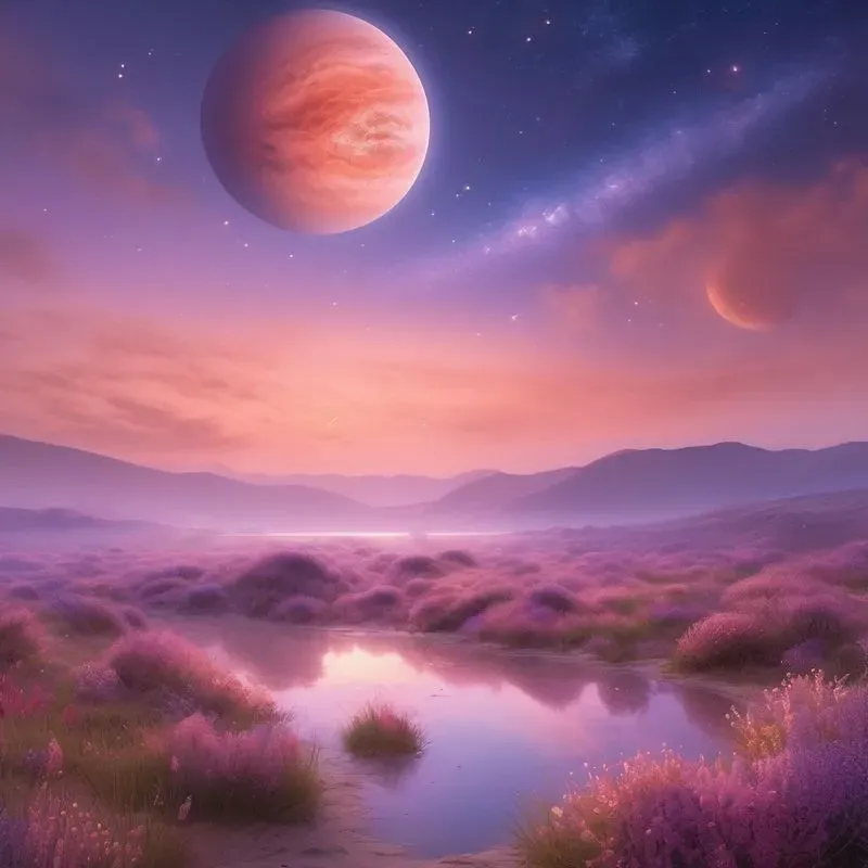 Cosmic Wonders Digital Paintings