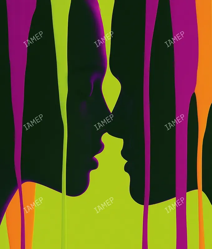 Neon Drip Pop Art Portraits