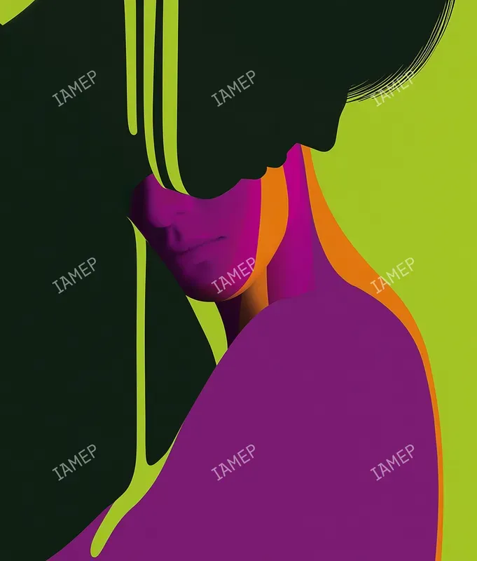 Neon Drip Pop Art Portraits