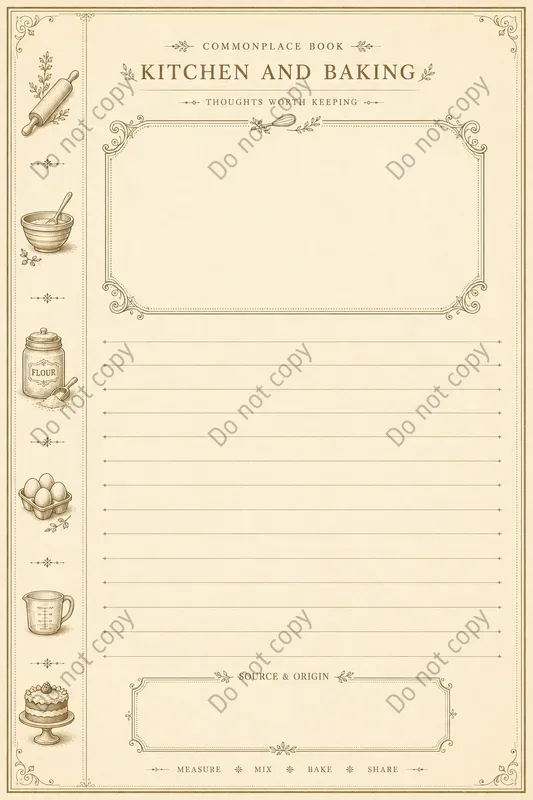 Commonplace Quote Journal Pages