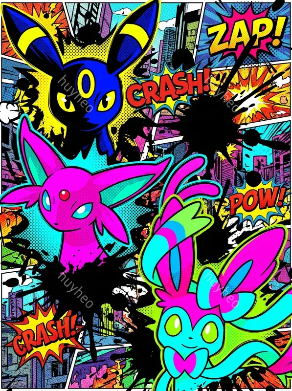 Highcontrast Popart Ink Splatters