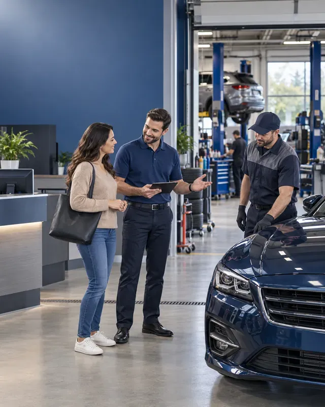 Automotive Service Ad Visuals