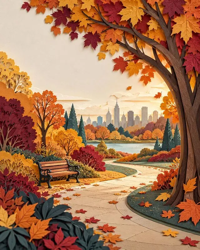 Paper Cut Layered World Visuals