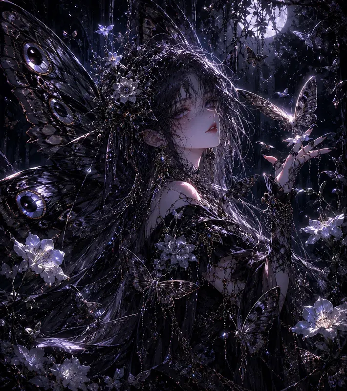 Dark Nature Anime Portraits