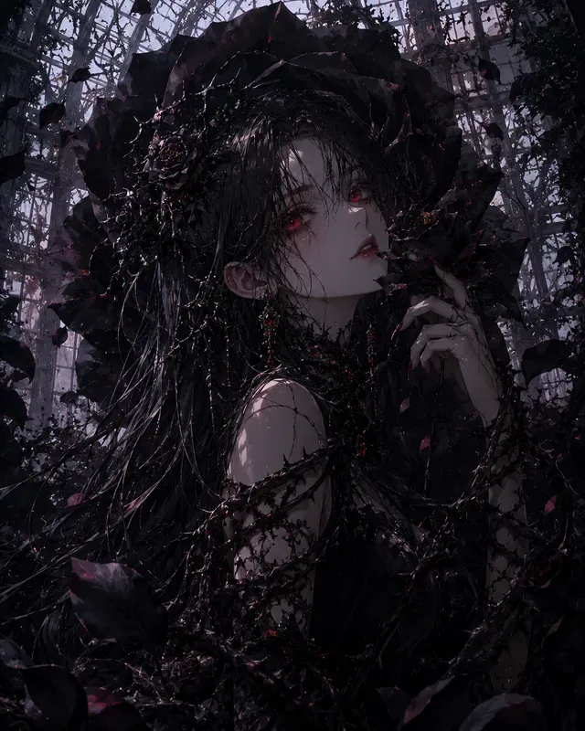 Dark Nature Anime Portraits