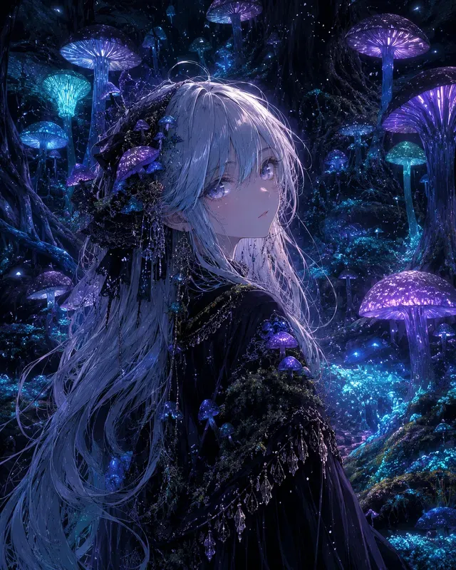 Dark Nature Anime Portraits