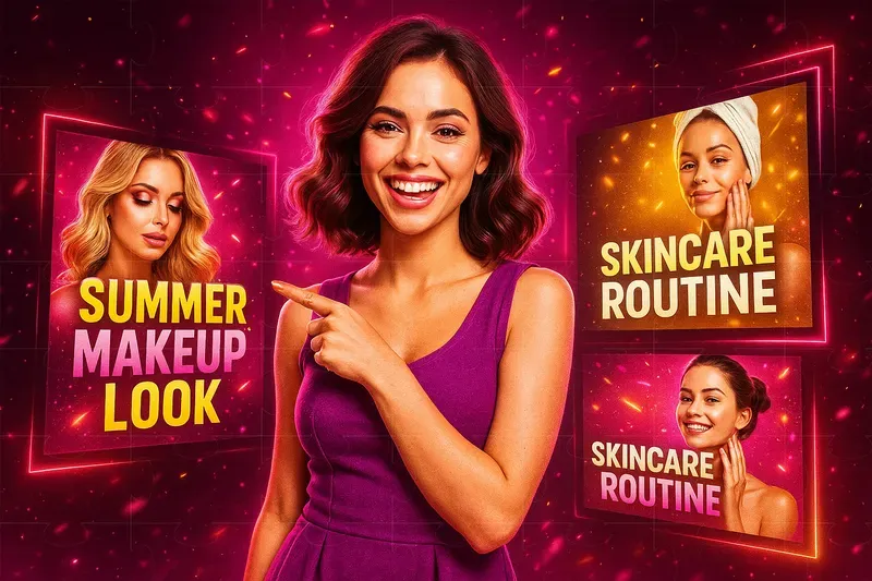 Vibrant YouTube Thumbnails Glowing Effecs