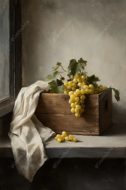 Farmhouse Still Life Oil Paintings