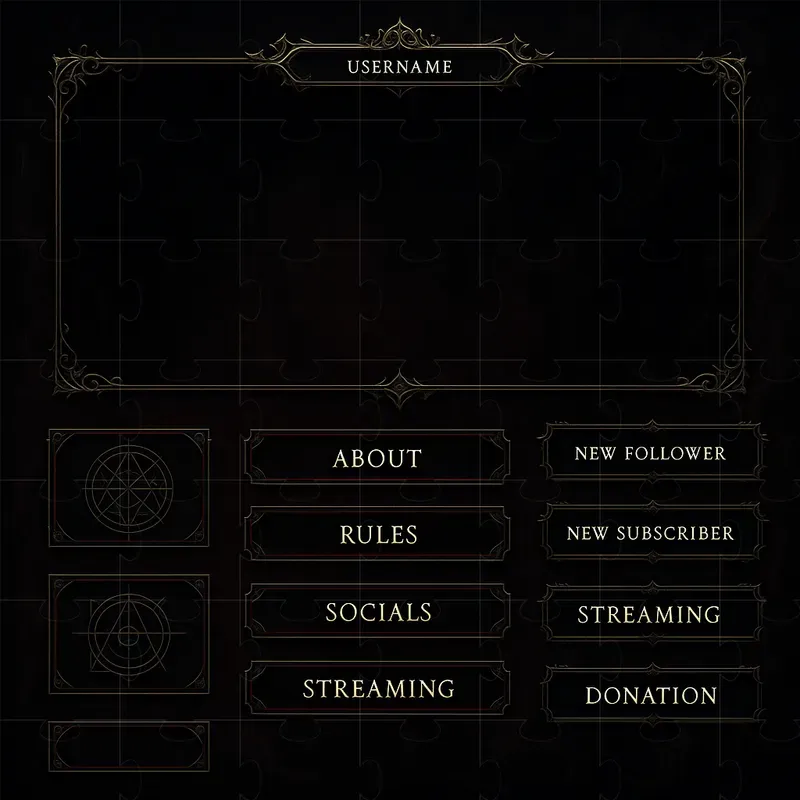 Twitch Streamer Overlay Packs