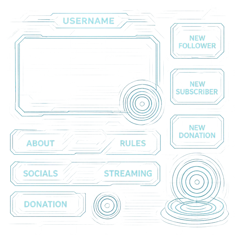 Twitch Streamer Overlay Packs