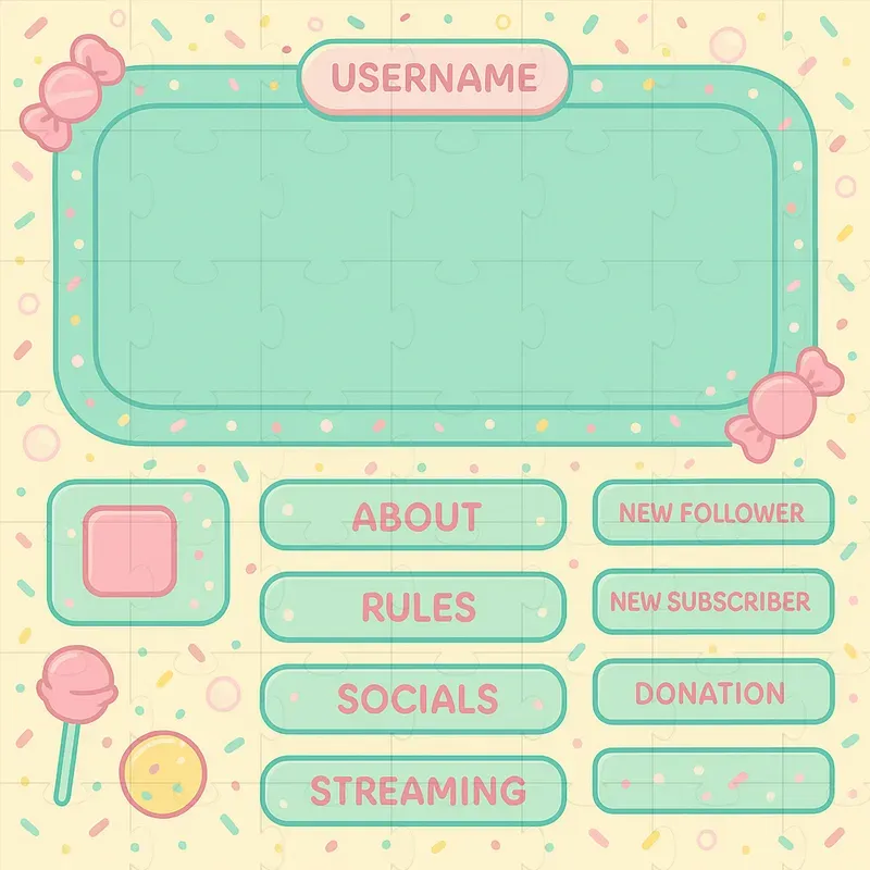 Twitch Streamer Overlay Packs