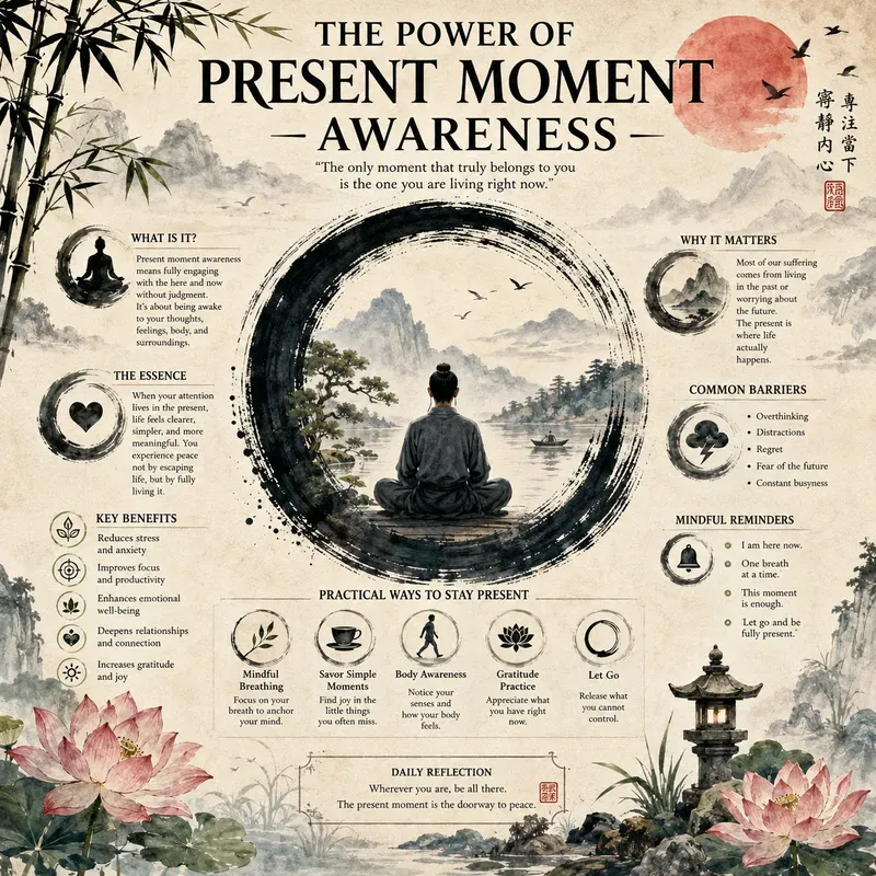 Zen Wisdom Infographic Poster Generator