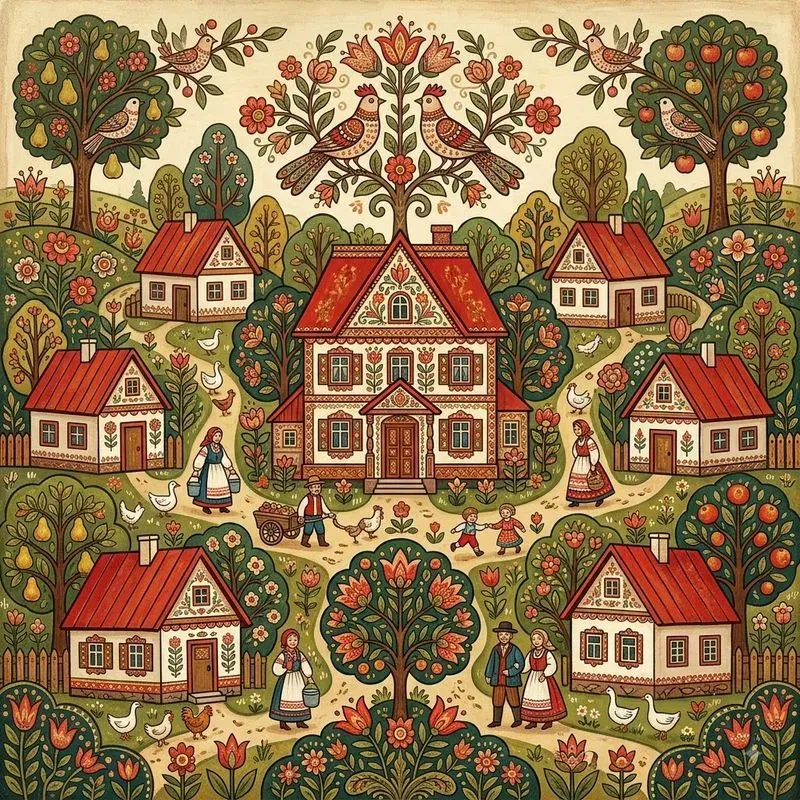 Enchanted Eastern Folk Art