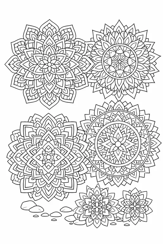 Coloring Book Pages KDP Print Ready