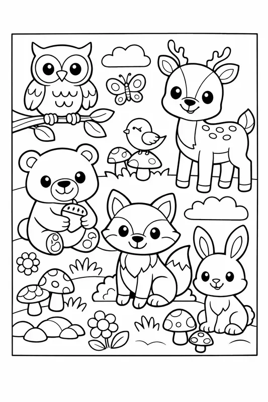 Coloring Book Pages KDP Print Ready
