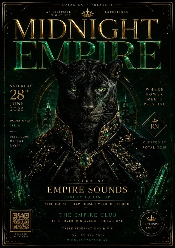 Cinematic Event Poster Generator
