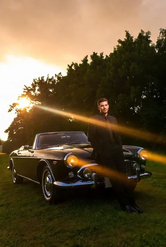 Retro Editorial Vintage Car Photoshoots