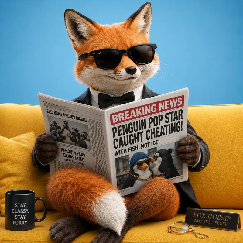 Funny 3D Animal News Sofa Packs