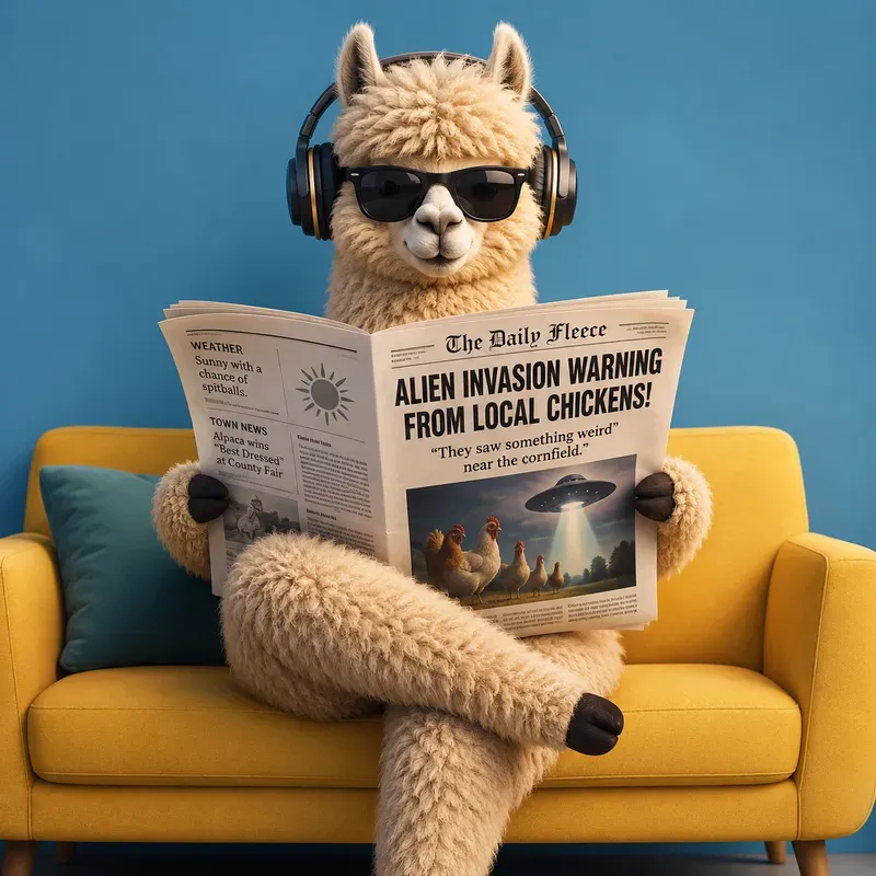 Funny 3D Animal News Sofa Packs