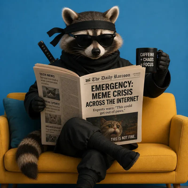 Funny 3D Animal News Sofa Packs