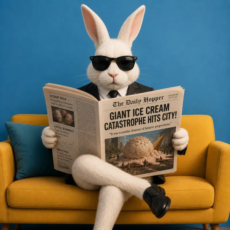 Funny 3D Animal News Sofa Packs