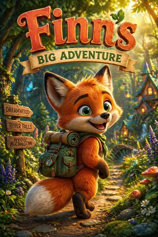 3D Magical Childrens Book Cover Creators