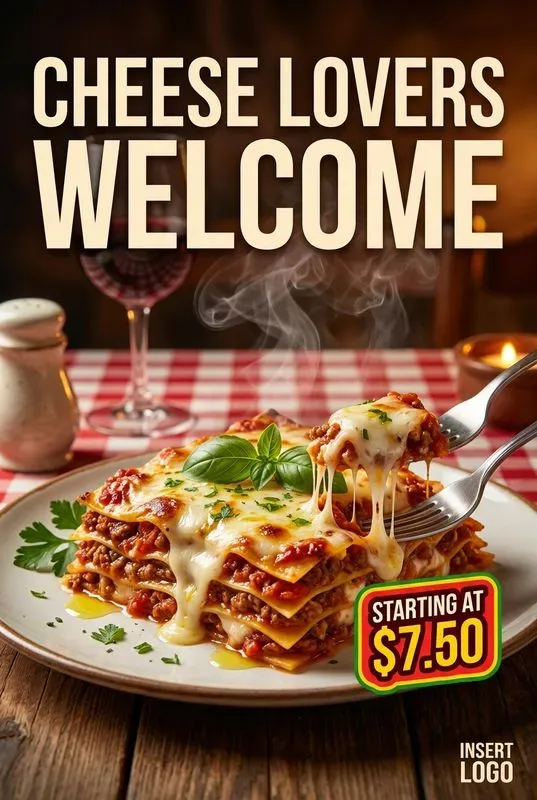 Pizza Italian Food Ad Posters