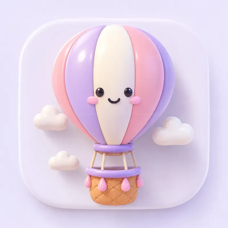 Cute 3D UI Icons