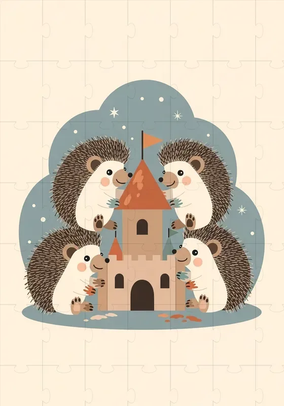 Whimsical Nursery Character Scenes