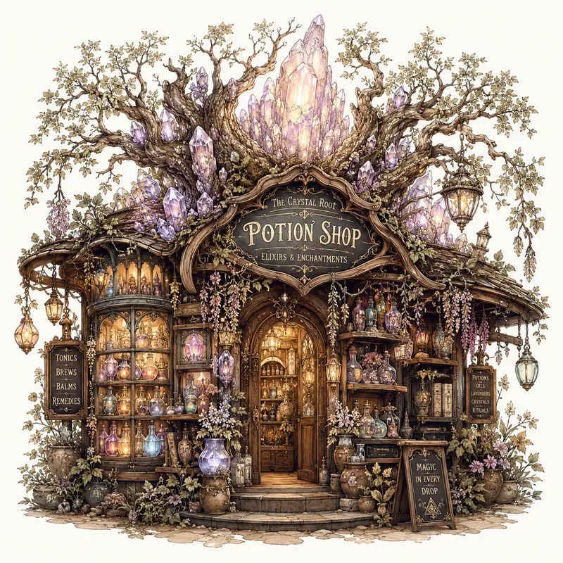 Enchanted Vintage Fantasy Shops