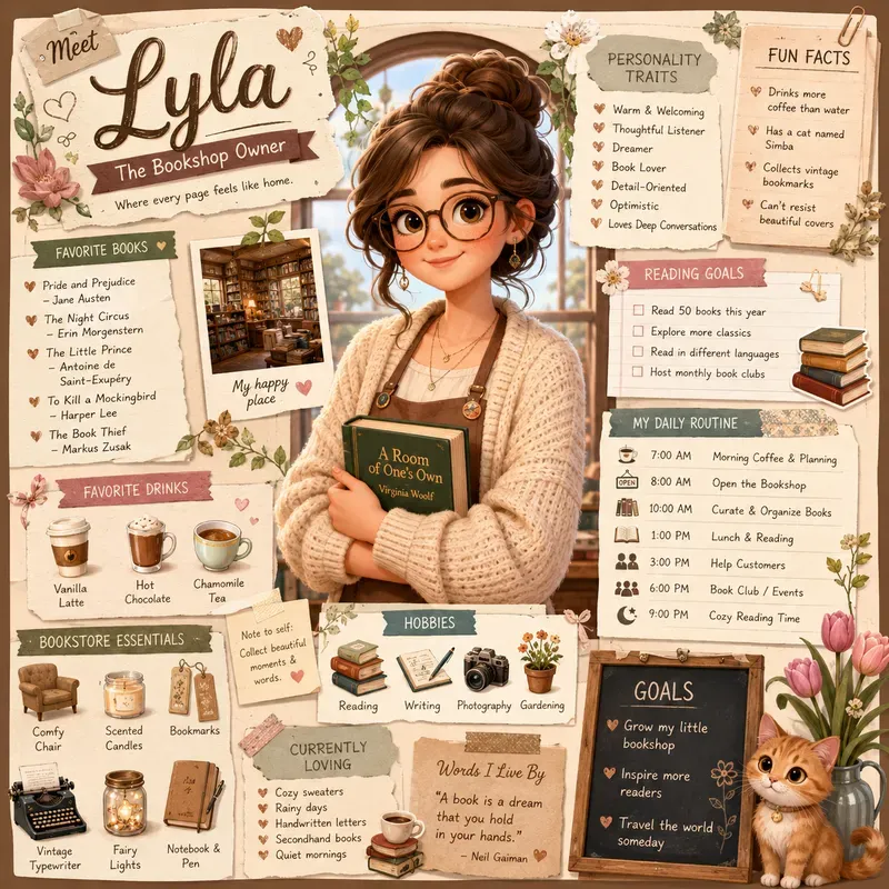 Personalized Character Profile Boards