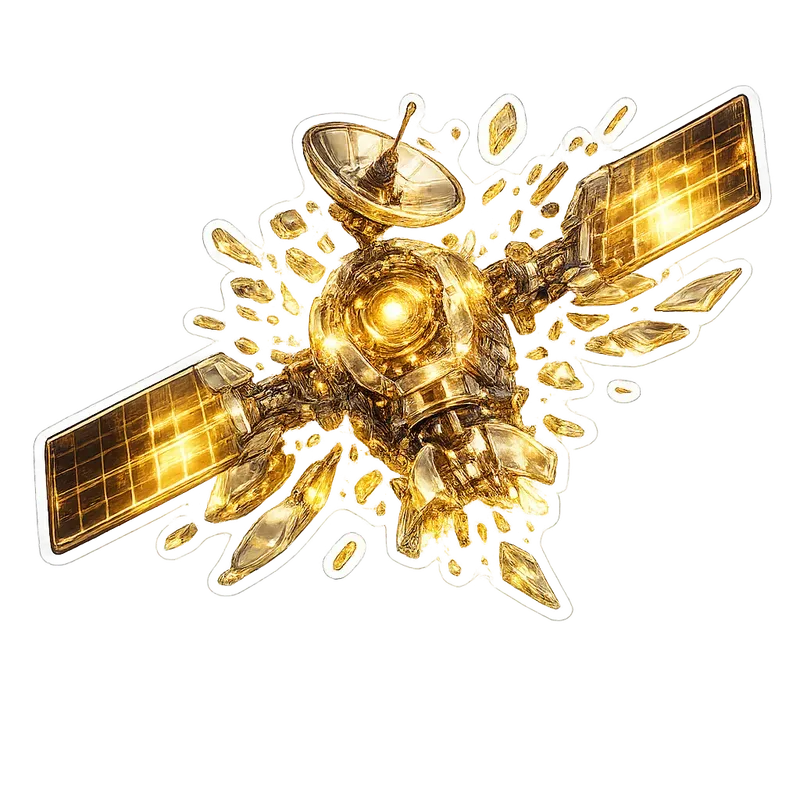 Elite Glassmorphism Tech Sticker Cliparts