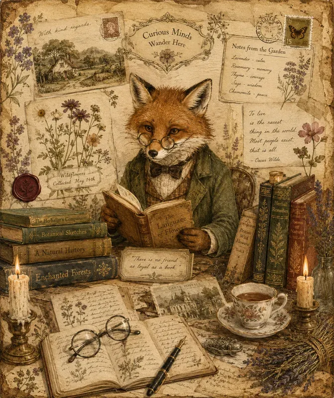 Whimsical Cottage Memory Collages