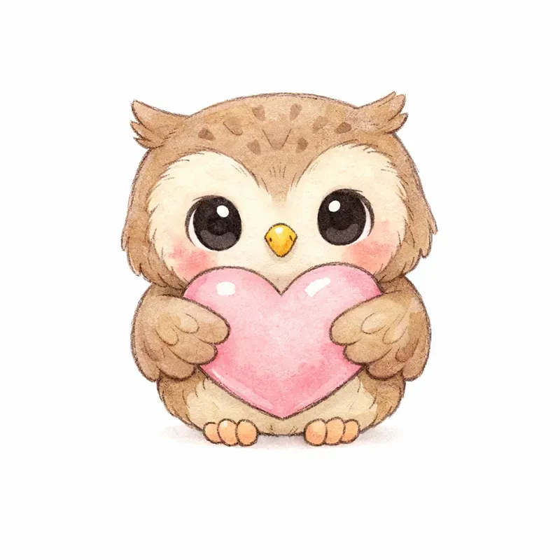 Woodland Valentine Clipart