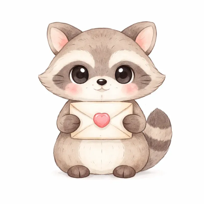 Woodland Valentine Clipart