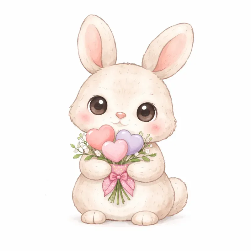 Woodland Valentine Clipart