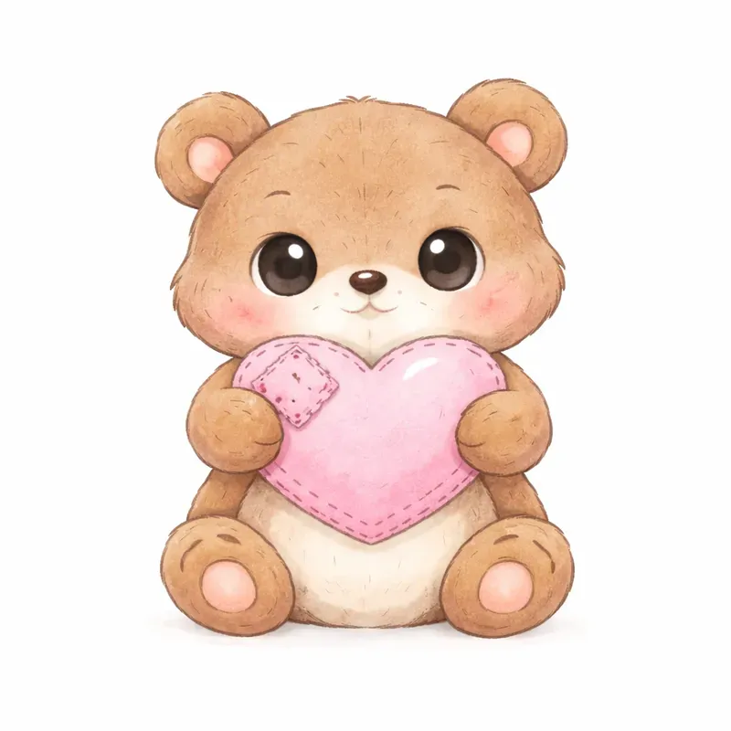 Woodland Valentine Clipart