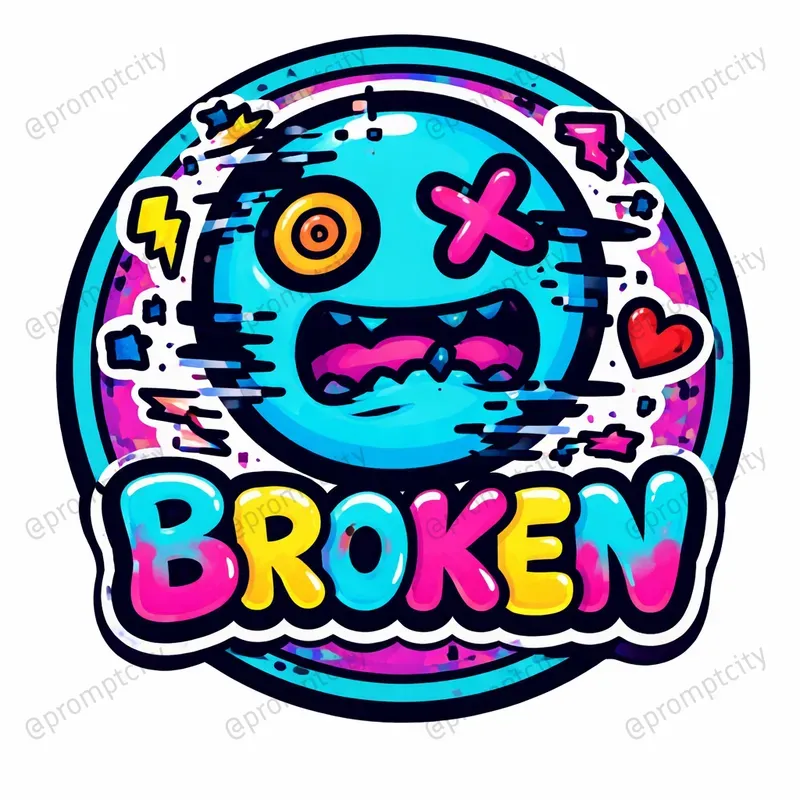 Weird Emoji Pop Stickers