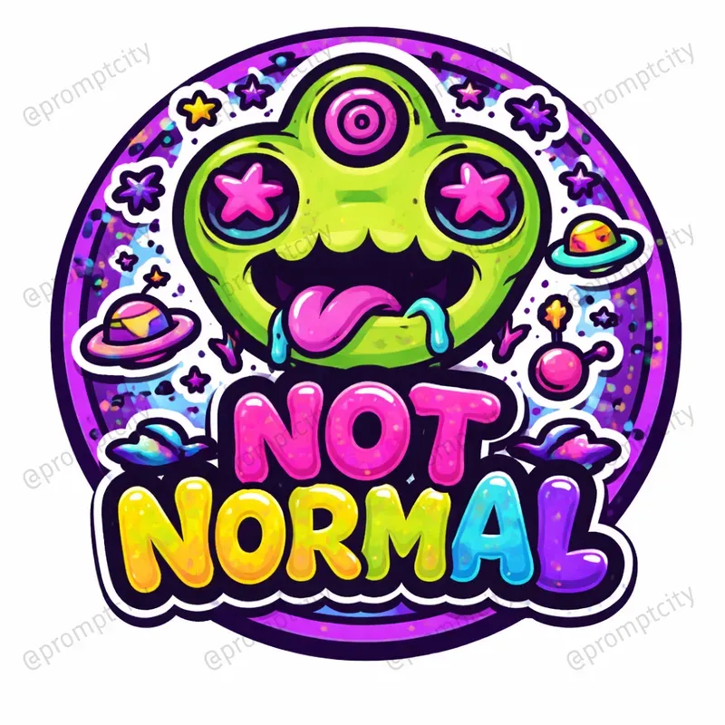 Weird Emoji Pop Stickers