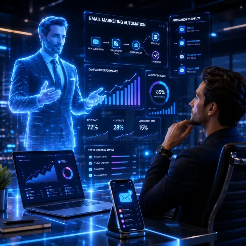 Futuristic Digital Marketing Posters