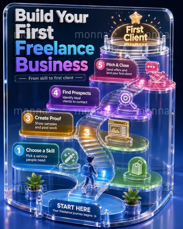 3D Acrylic Progress Journey Posters