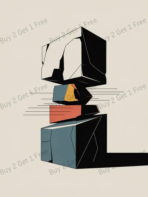 Abstract Object Type Poster Designs