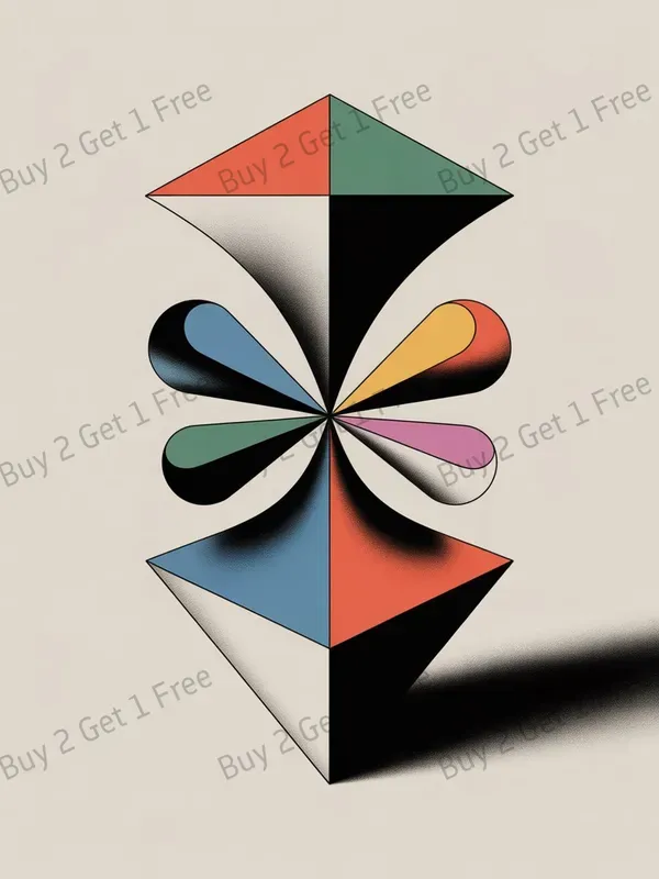 Abstract Object Type Poster Designs